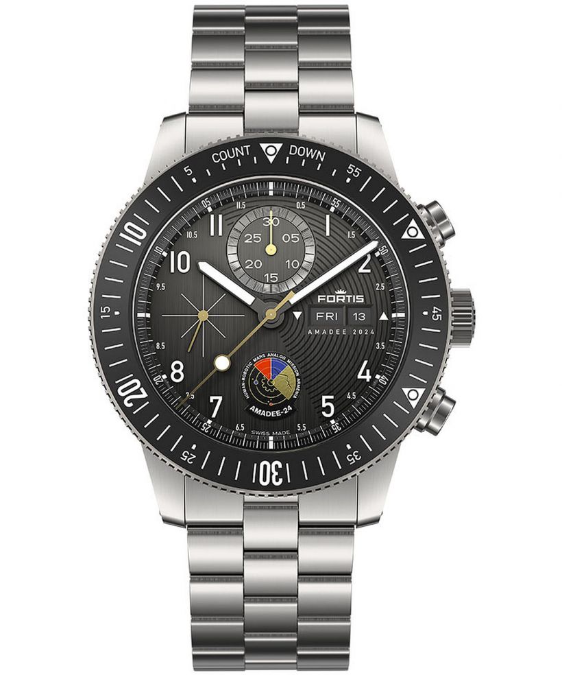 Zegarek męski Fortis Novonaut N-42 Amadee 24 Chronograph Automatic Limited Edition