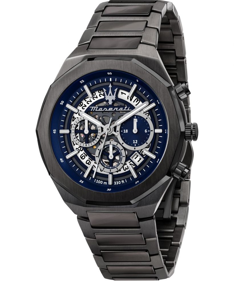 Zegarek męski Maserati Stile Skeleton Chronograph
