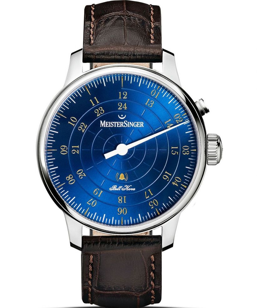 Zegarek męski MeisterSinger Bell Hora Medium Blue with Gold