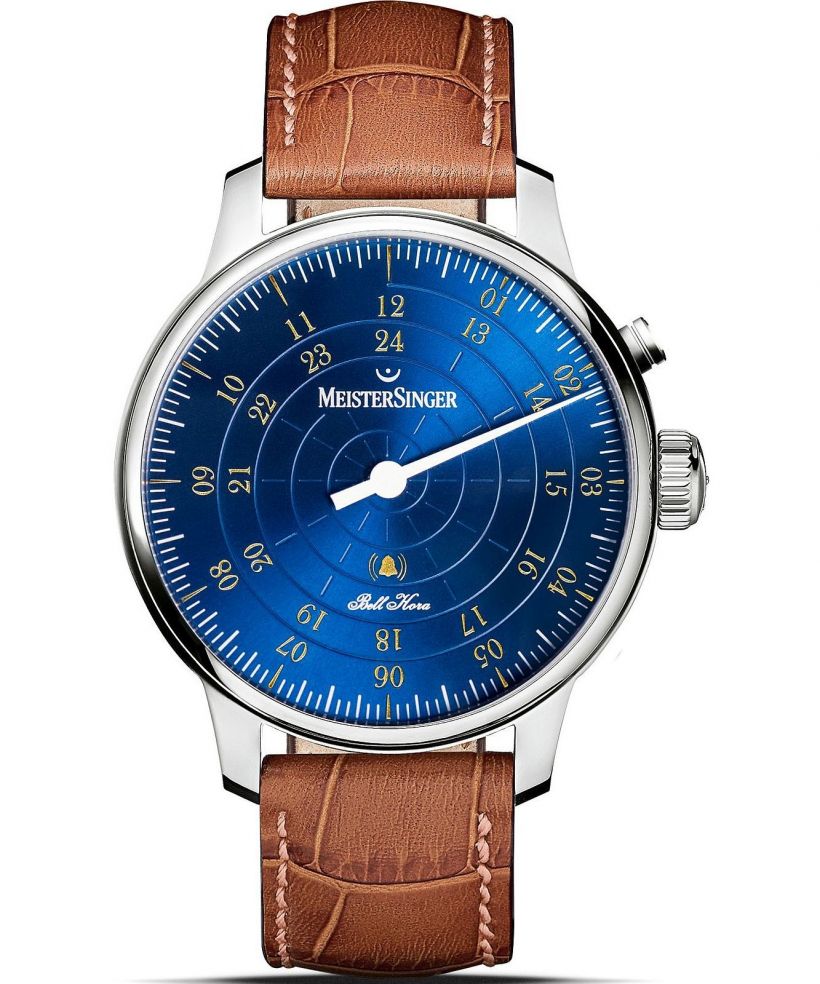 Zegarek męski MeisterSinger Bell Hora Medium Blue with Gold