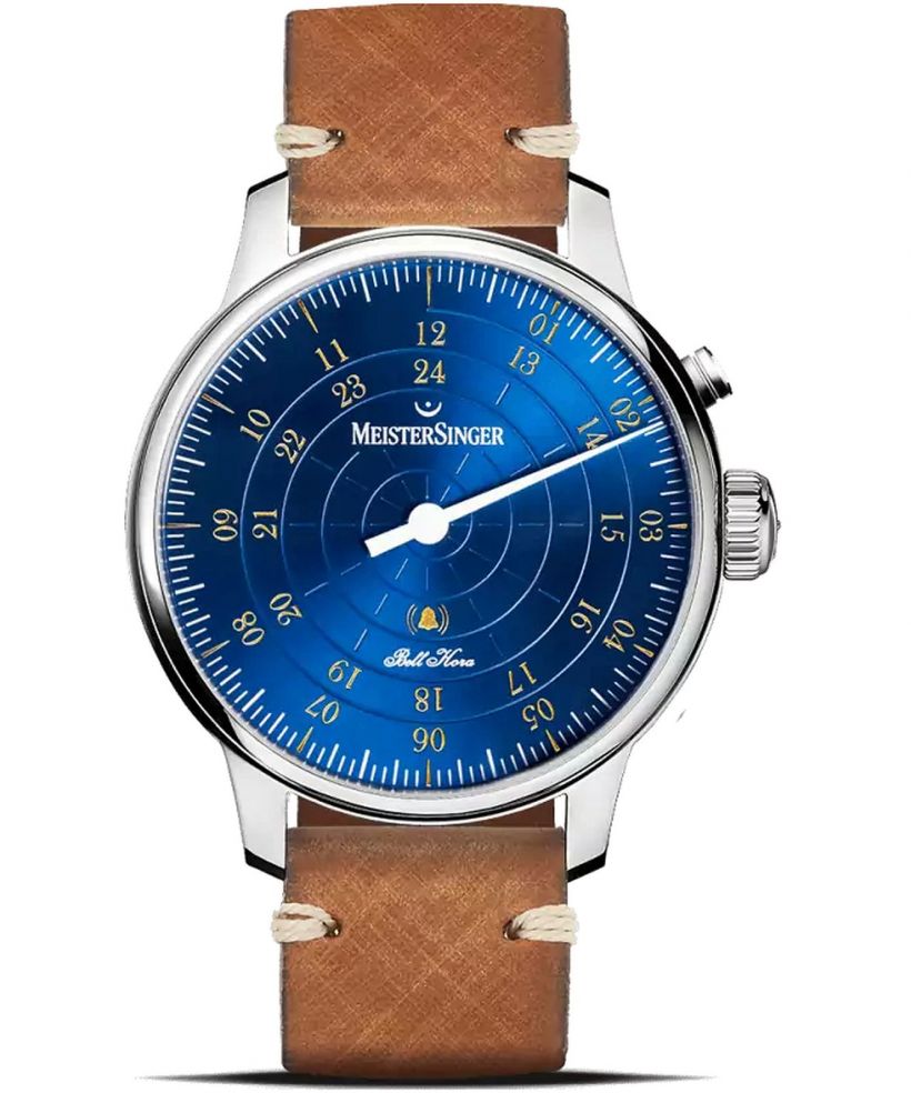 Zegarek męski MeisterSinger Bell Hora Medium Blue with Gold