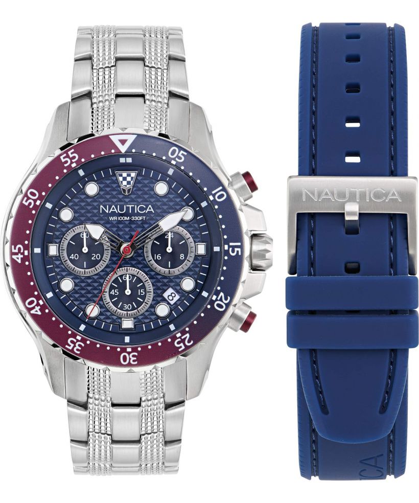 Zegarek męski Nautica Sporty Chronograph SET
