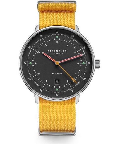 Zegarek męski Sternglas Hamburg Neugraphit Automatic