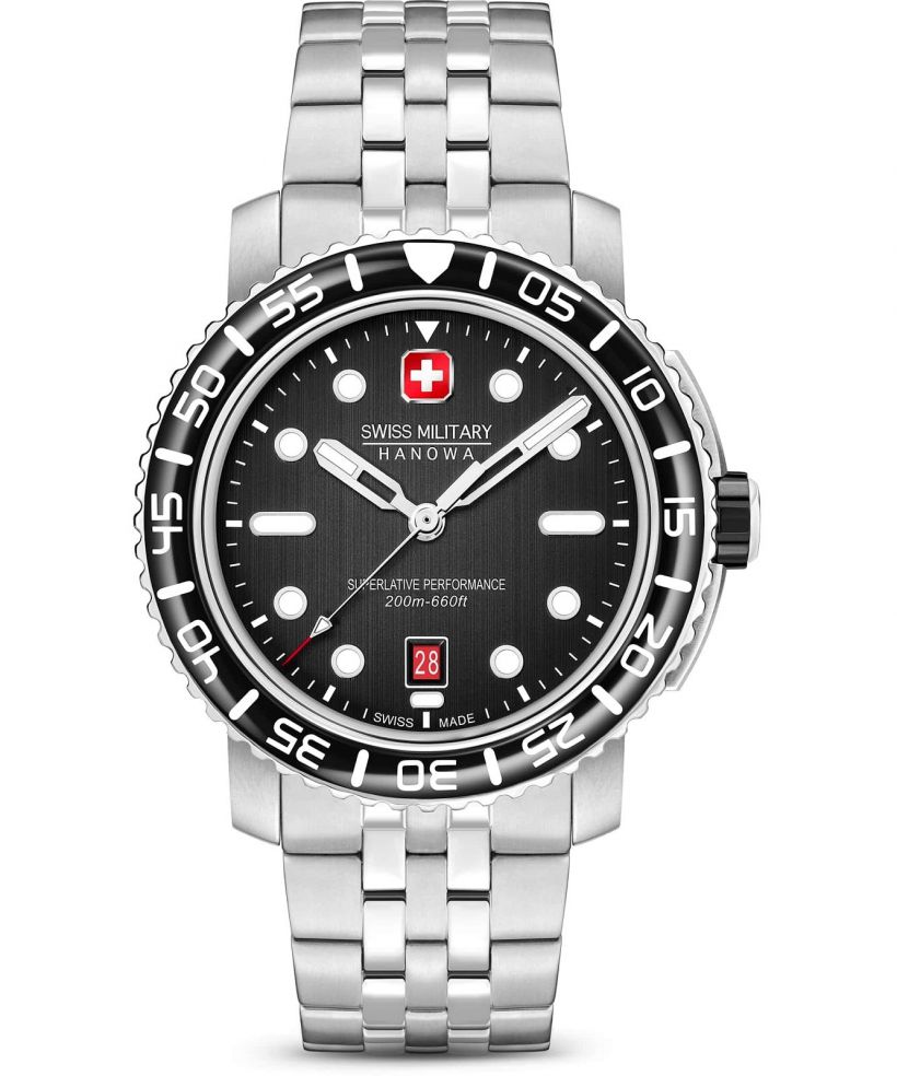 Zegarek męski Swiss Military Hanowa Black Marlin