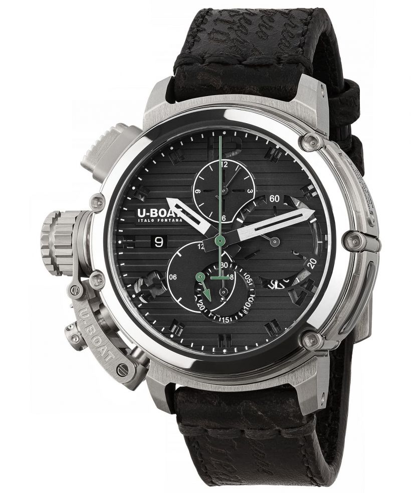 Zegarek męski U-BOAT Chimera Chrono SS Nero Limited Edition
