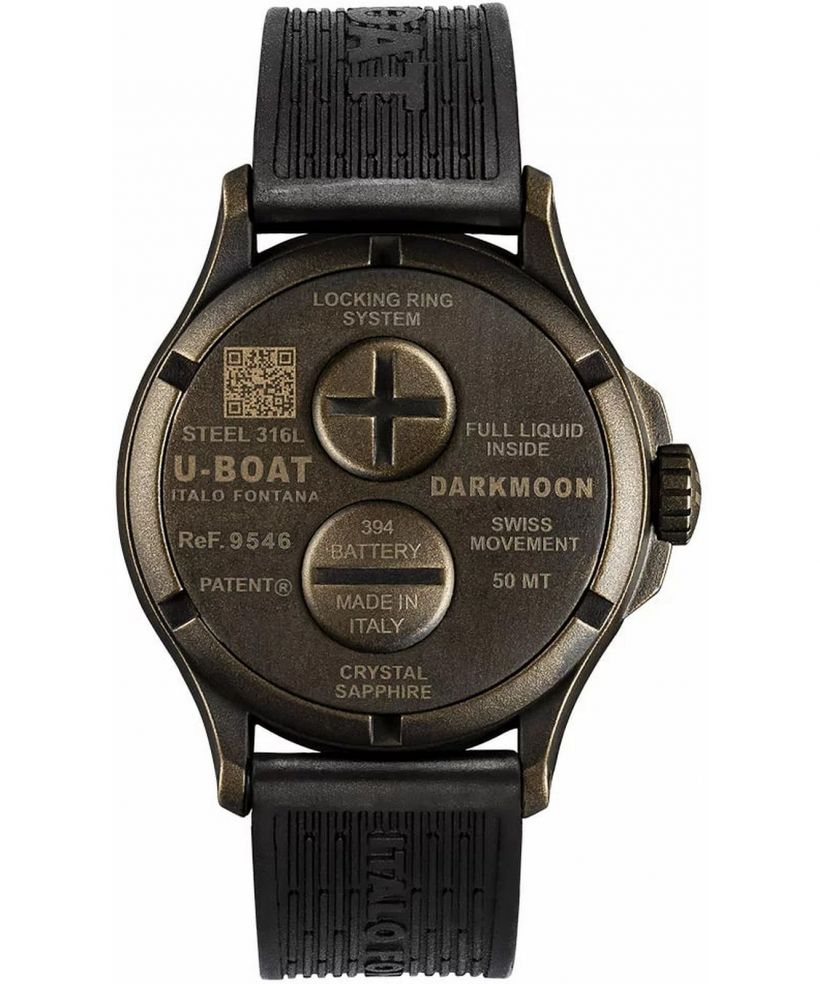 Zegarek męski U-BOAT Darkmoon Black Vintage