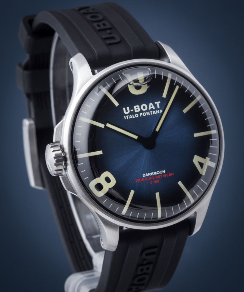 Zegarek męski U-BOAT Darkmoon Blue SS Soleil