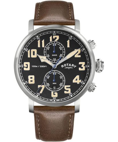 Zegarek męski Rotary Heritage Pilot Chronograph