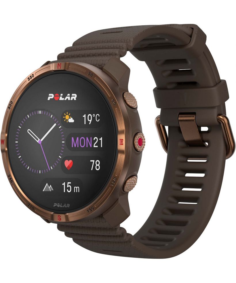 Zegarek sportowy Polar Grit X2 Brown Copper