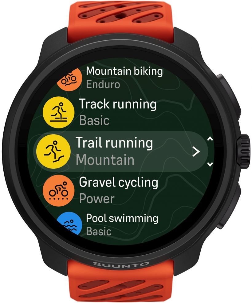 Zegarek Multisportowy Suunto Race 2 Coral Orange [Sapphire Glass]