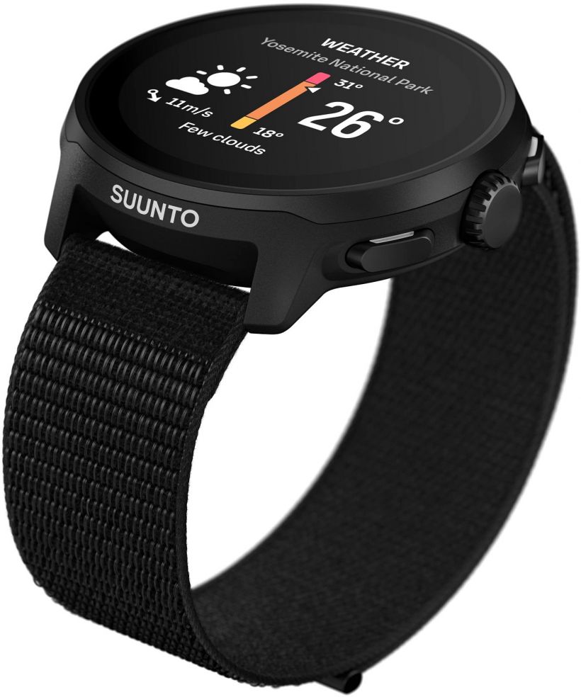 Zegarek multisportowy Suunto Run All Black Textile Strap
