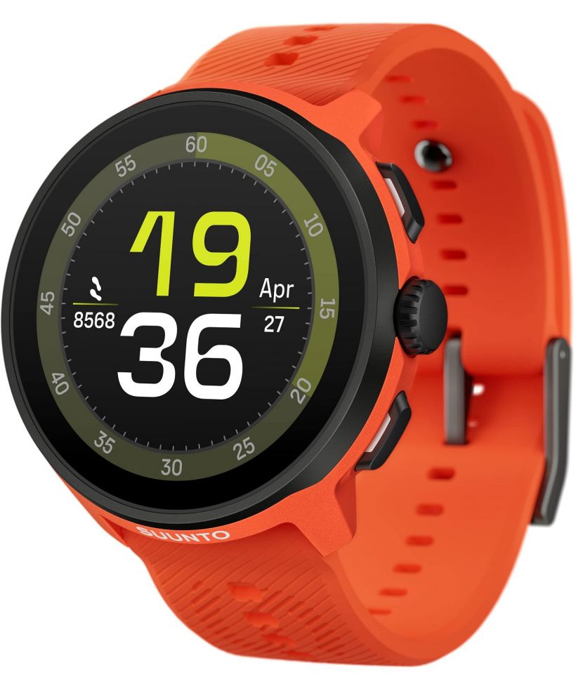 Zegarek multisportowy Suunto Run Coral Orange Silicone Strap