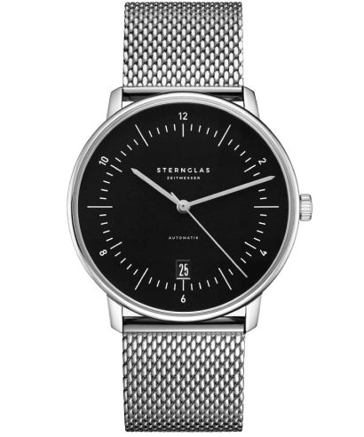 Zegarek męski Sternglas Naos Piano Black Automatic
