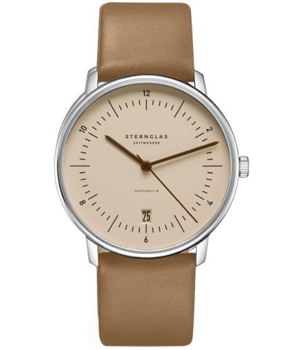 Zegarek męski Sternglas Naos Sand Brown Automatic