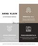 Zegarek damski Anne Klein Gold-Tone and Burgundy AK/3550CHBY