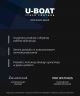 Zegarek męski U-BOAT Sommerso Blue Metal 9014/MT