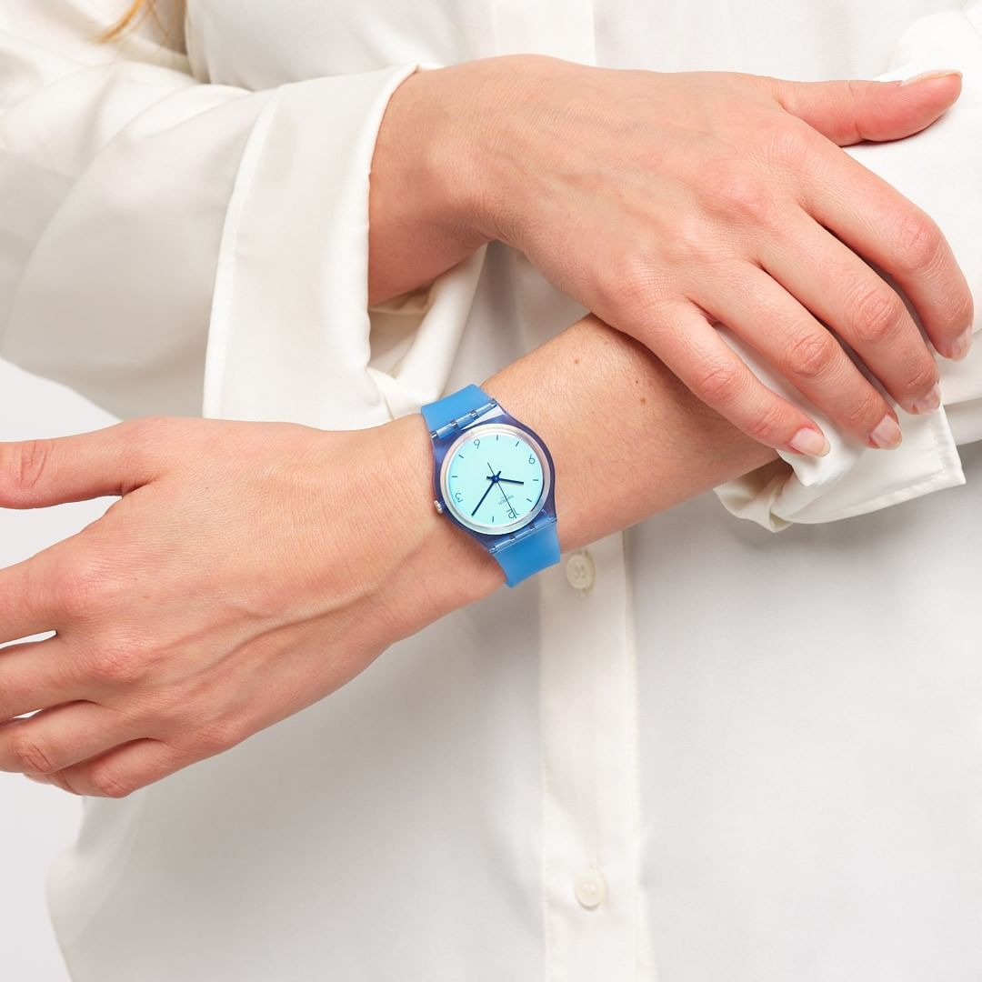 Zegarek damski Swatch Swan Ocean
