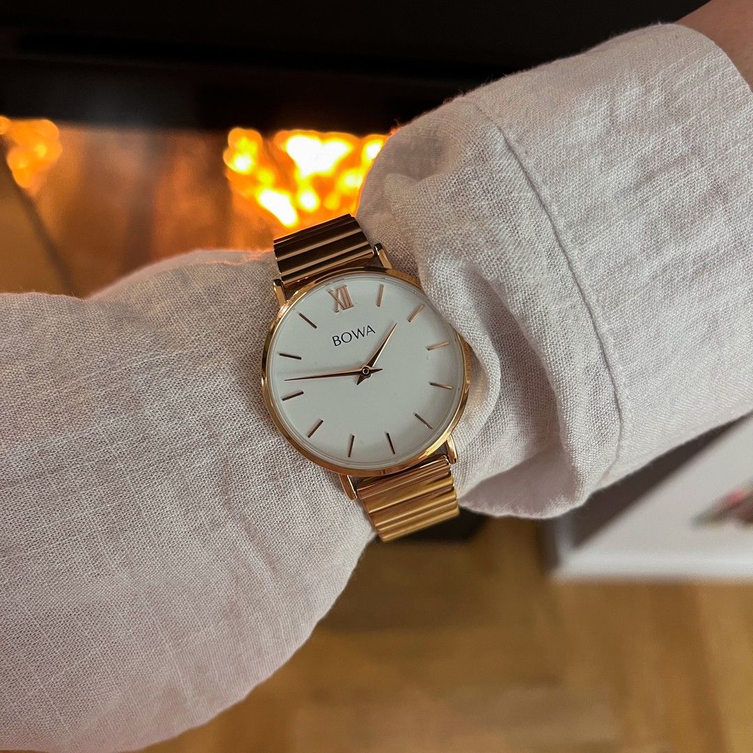 Zegarek damski BOWA London White-Gold Steel 33