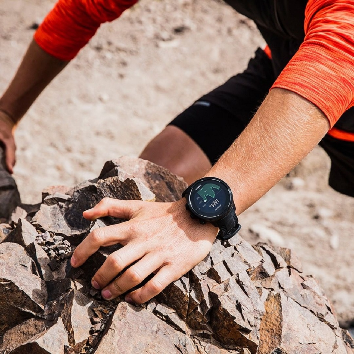 Smartwatch Suunto 9 Baro All Black Wrist HR GPS [Sapphire Glass]