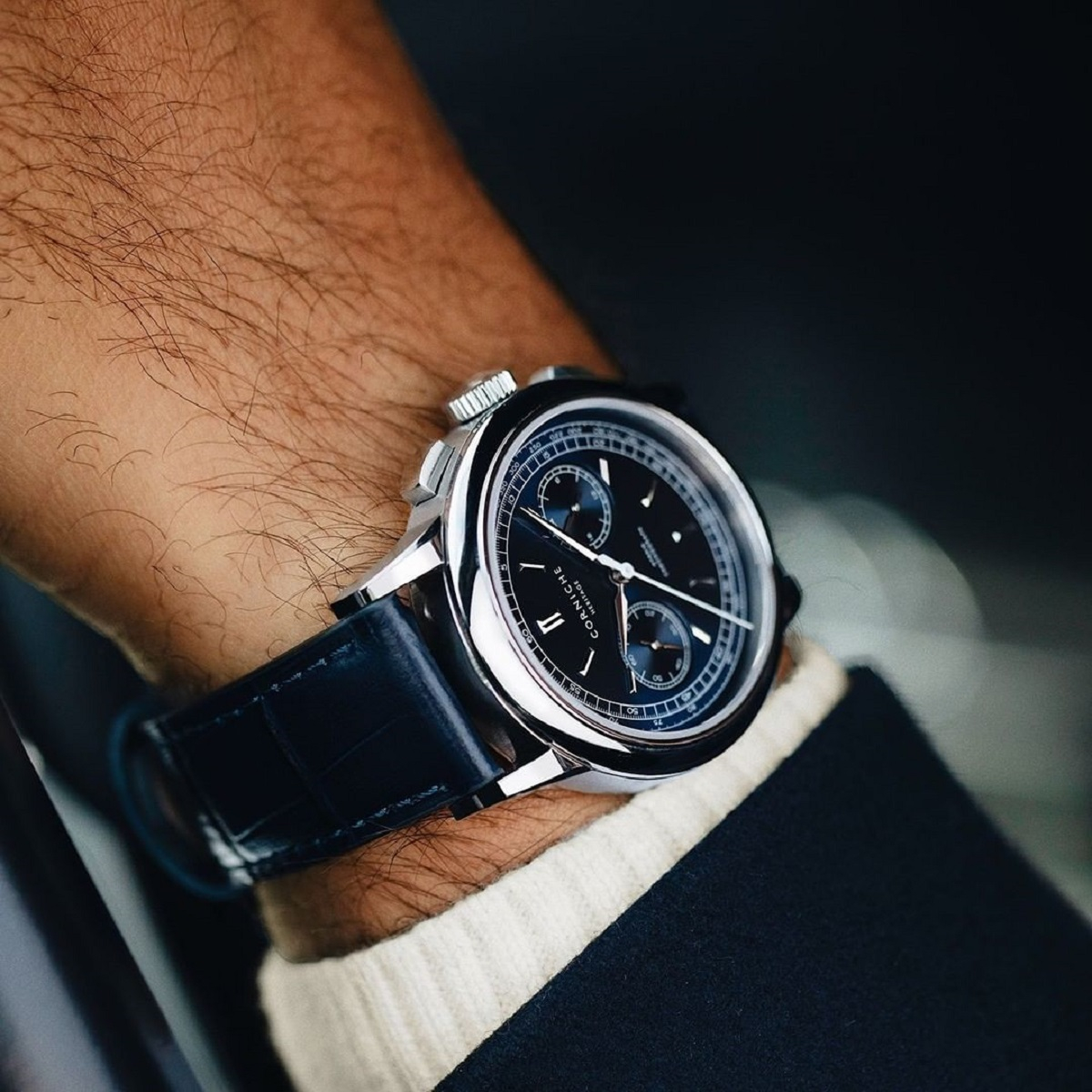 Zegarek męski Corniche Heritage Chronograph