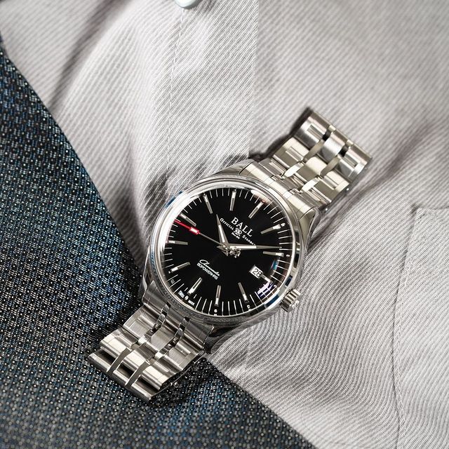 Zegarek męski Ball Trainmaster Manufacture 80 Hours Automatic Chronometer