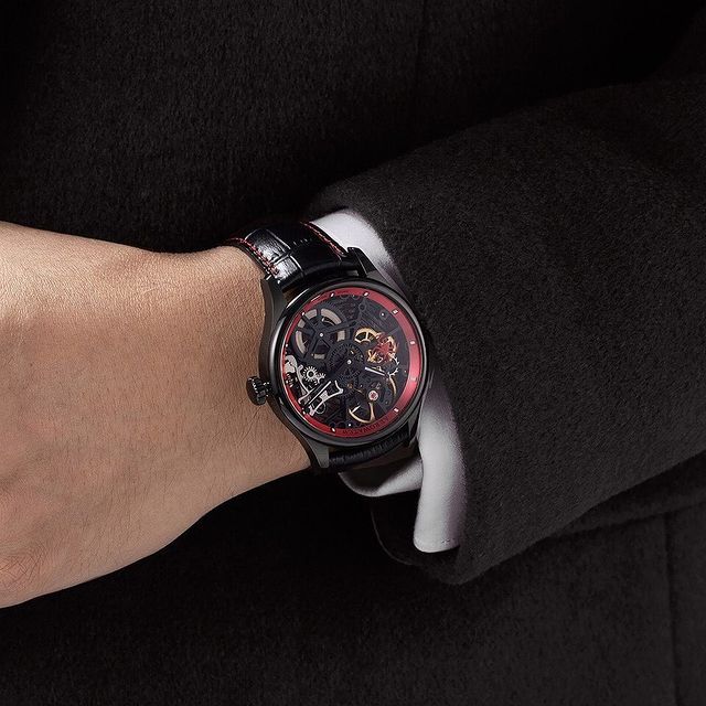 Zegarek męski Aerowatch Renaissance Skeleton Spider