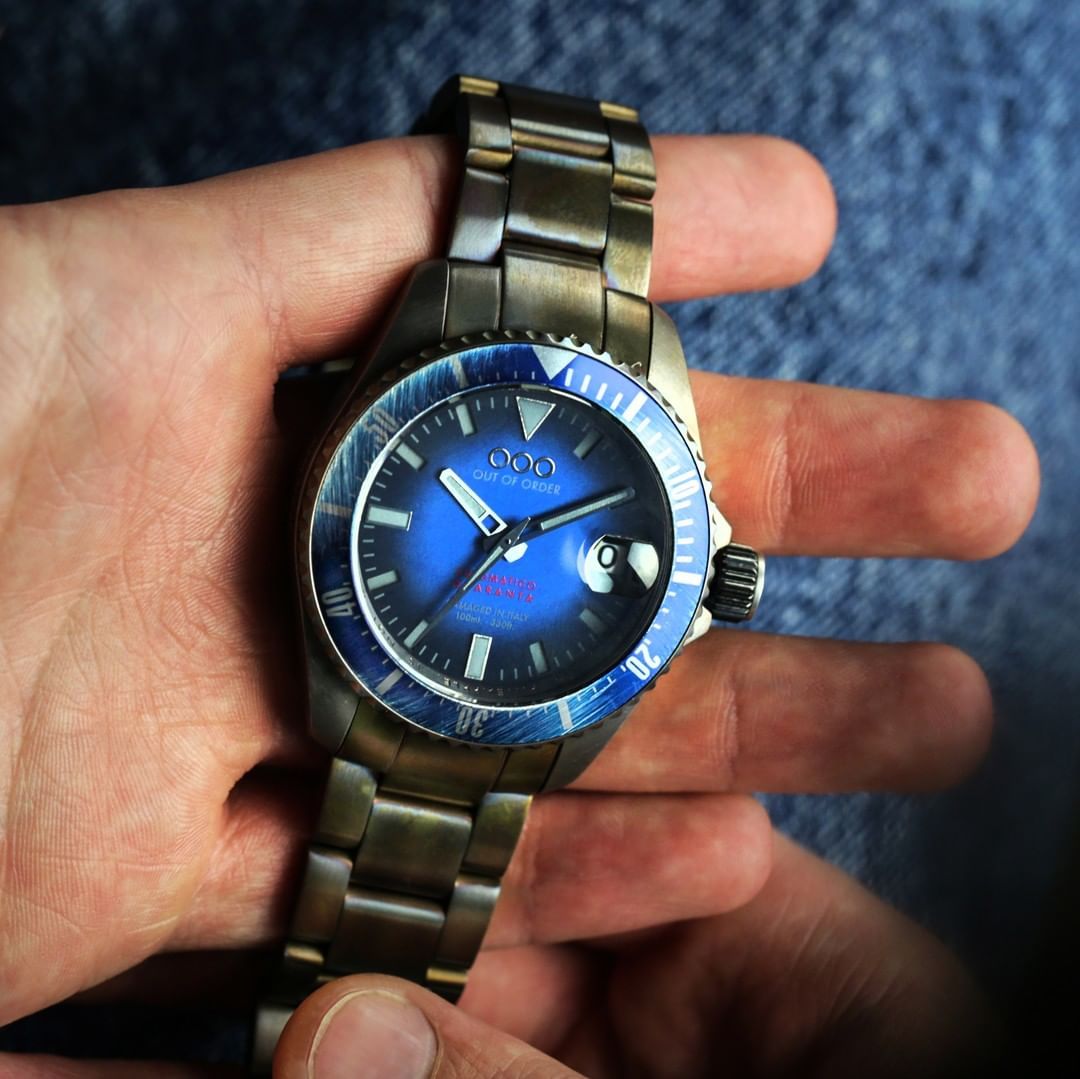 Zegarek Out Of Order Automatico Quaranta Blue