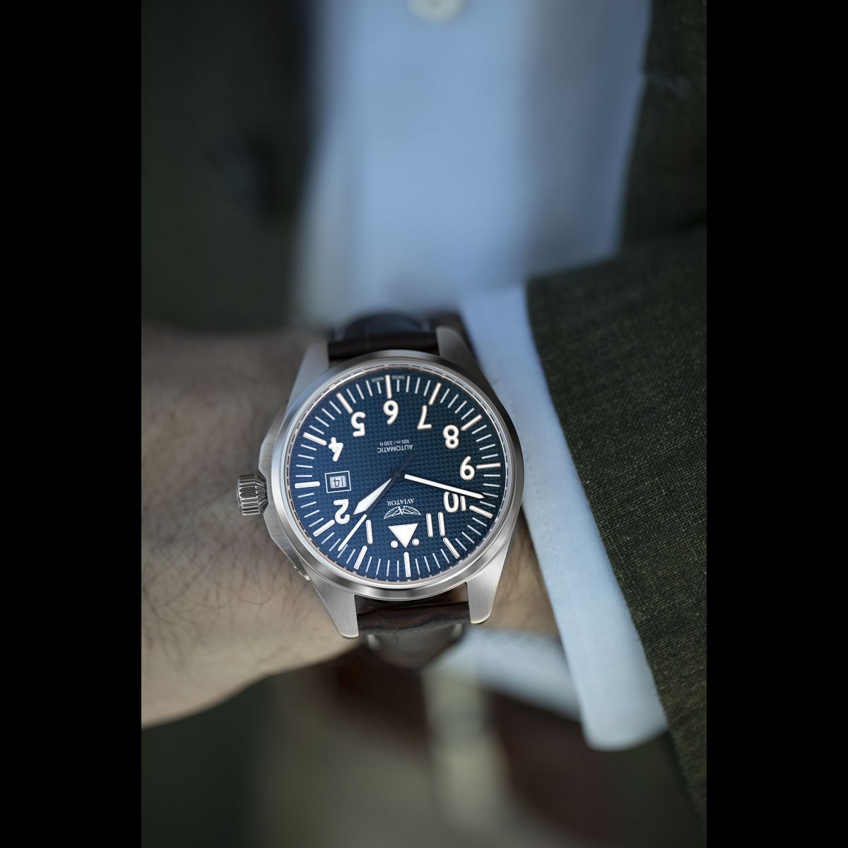 Zegarek męski Aviator Airacobra 43 Auto