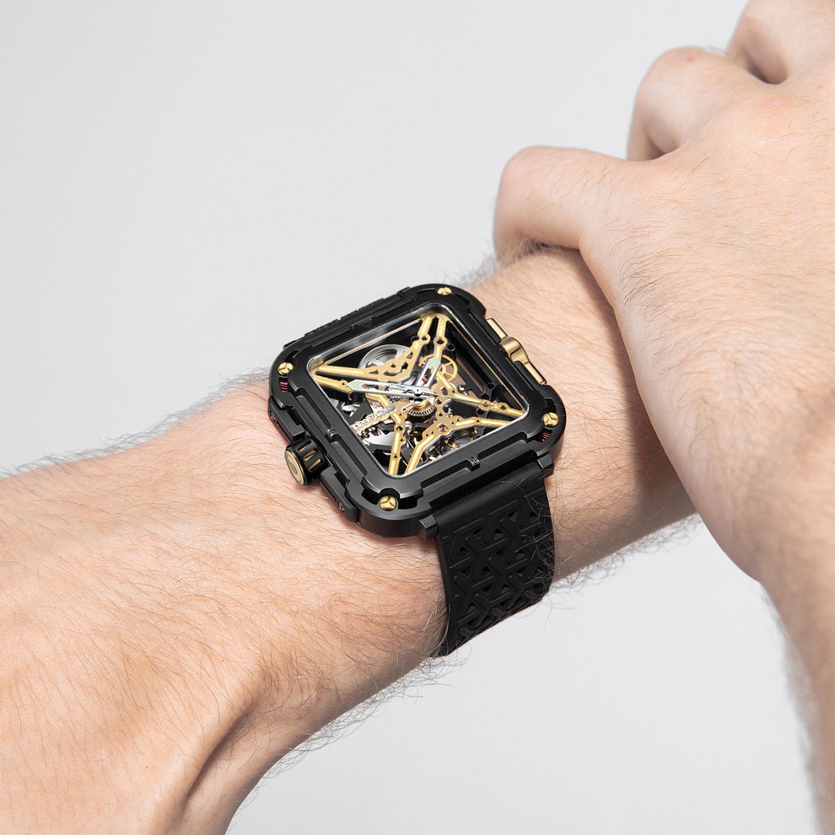 Zegarek męski Ciga Design X Series Gorilla Black DLC & Gold Titanium Automatic