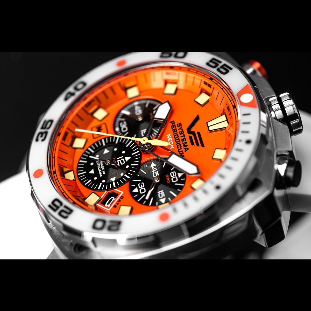 Zegarek męski Vostok Europe Systema Periodicum Neon Chronograph SET Limited Edition