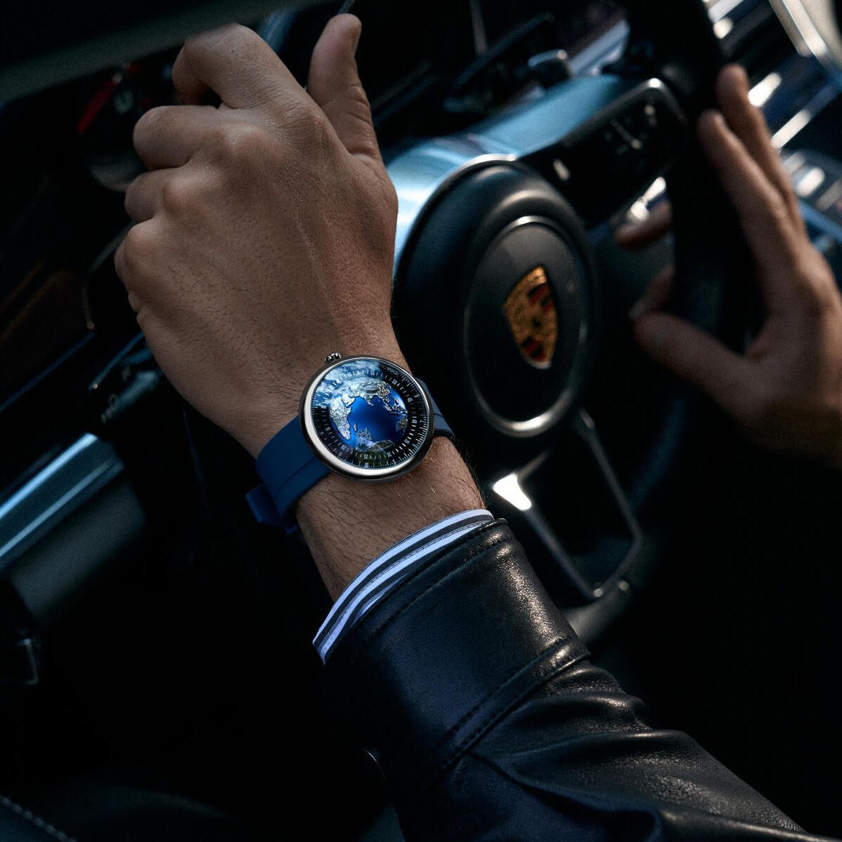 Zegarek męski Ciga Design Blue Planet II Automatic GPHG 2021 Titanium