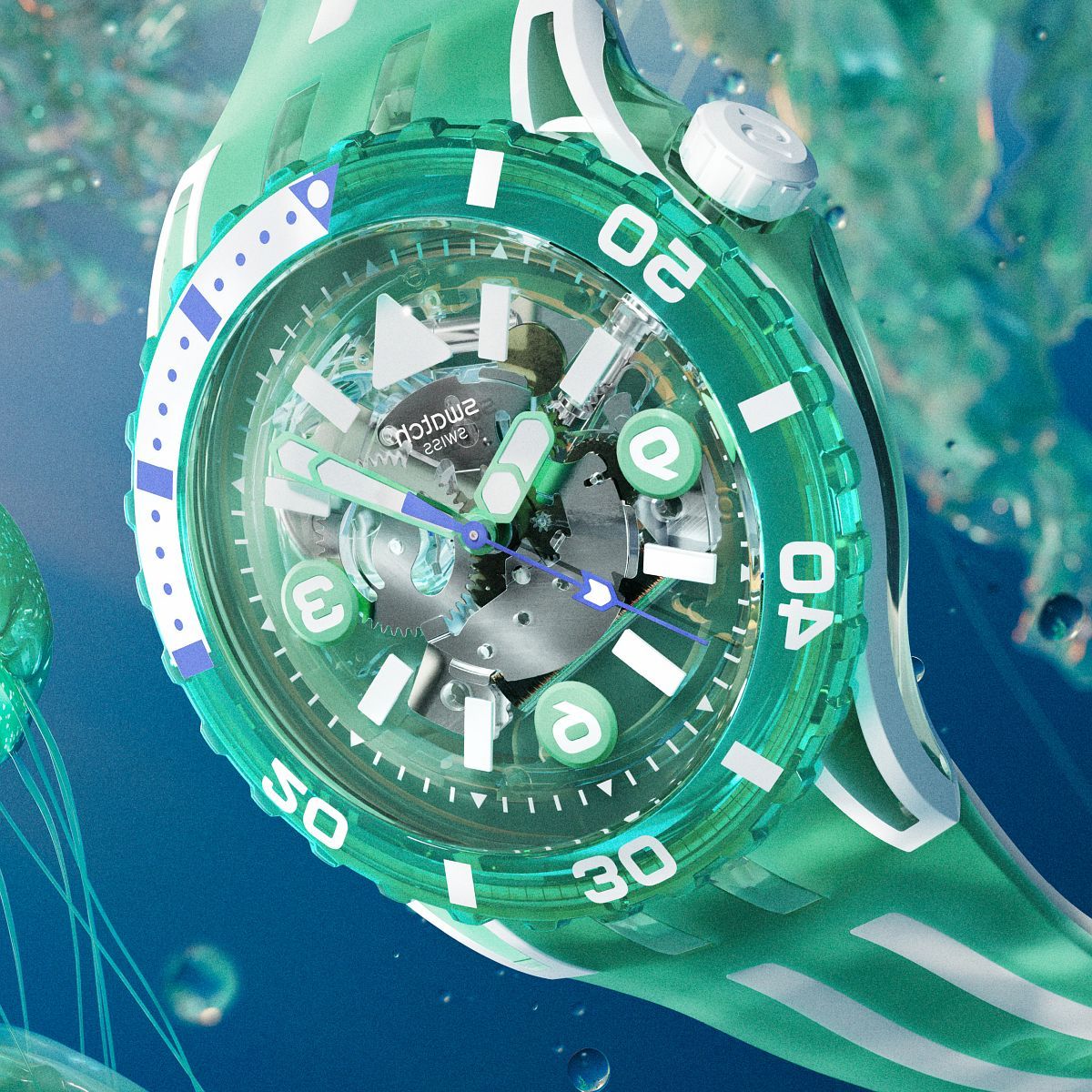 Zegarek Swatch Scubaqua Medusae
