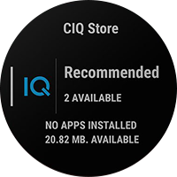 Connect IQ™ Store