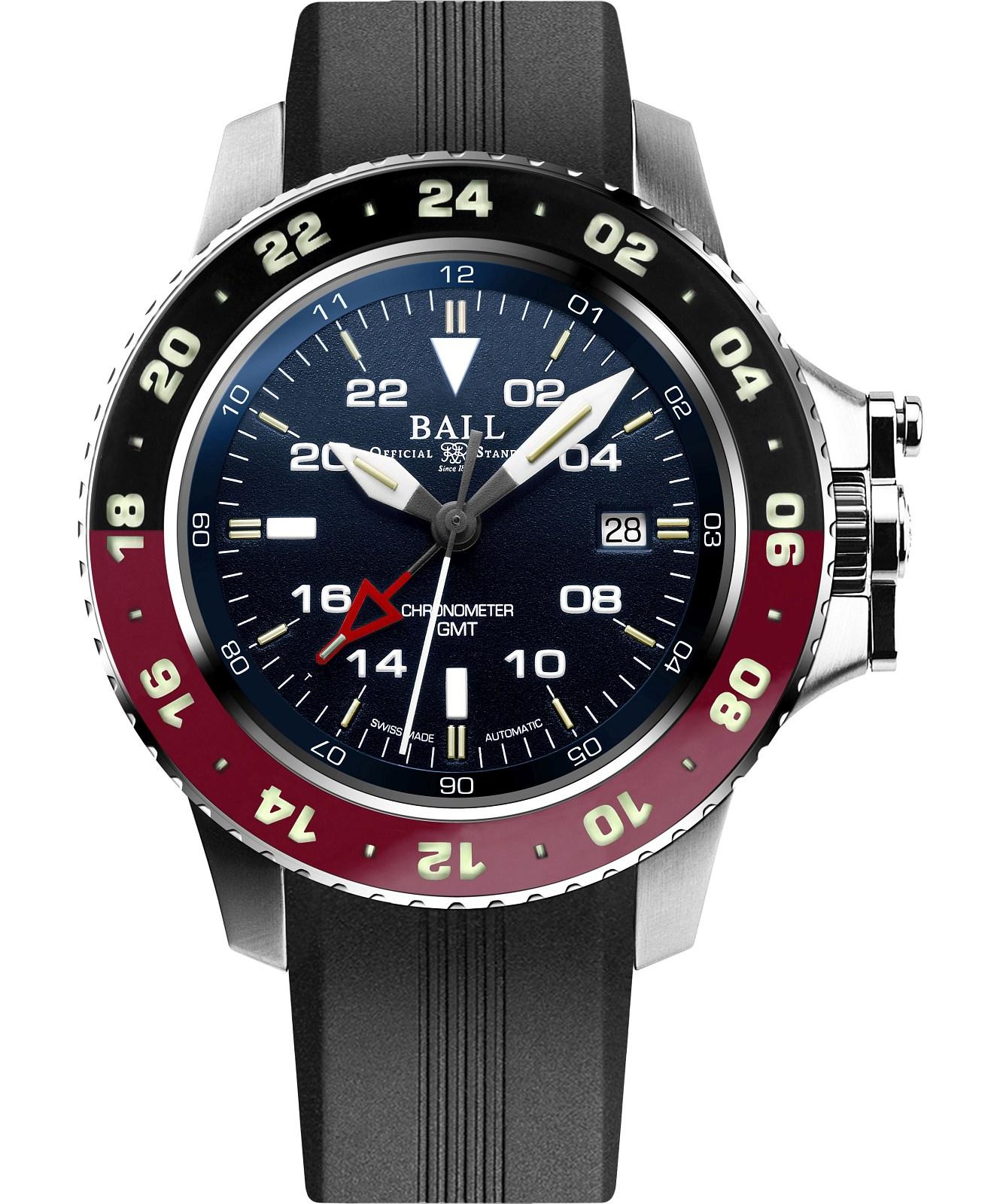 Zegarek męski Ball Engineer Hydrocarbon AeroGMT II Automatic Chronometer Ball-DG2018C-P3C-BE
