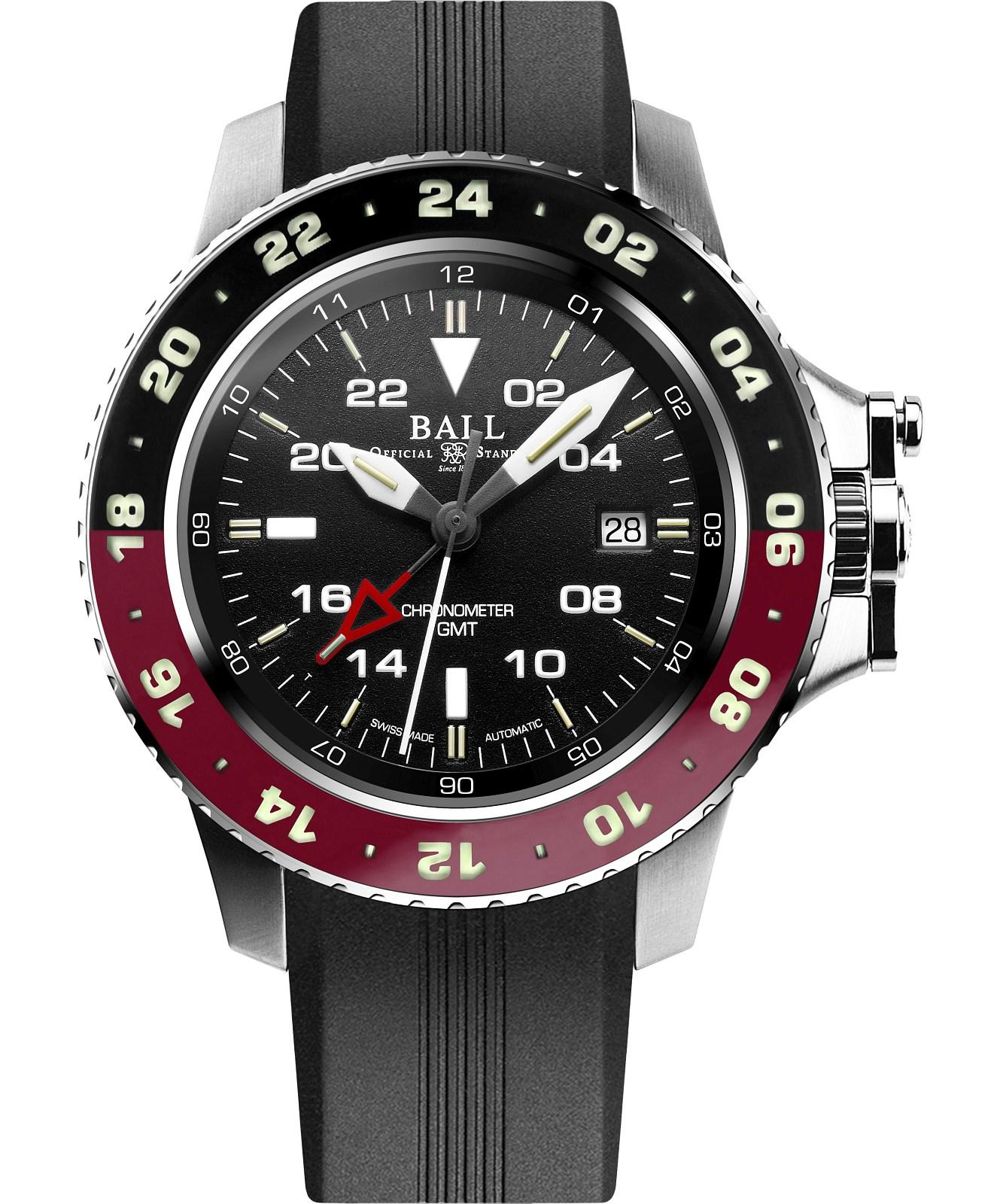 Zegarek męski Ball Engineer Hydrocarbon AeroGMT II Automatic Chronometer&nbsp; &nbsp;DG2018C-P3C-BK