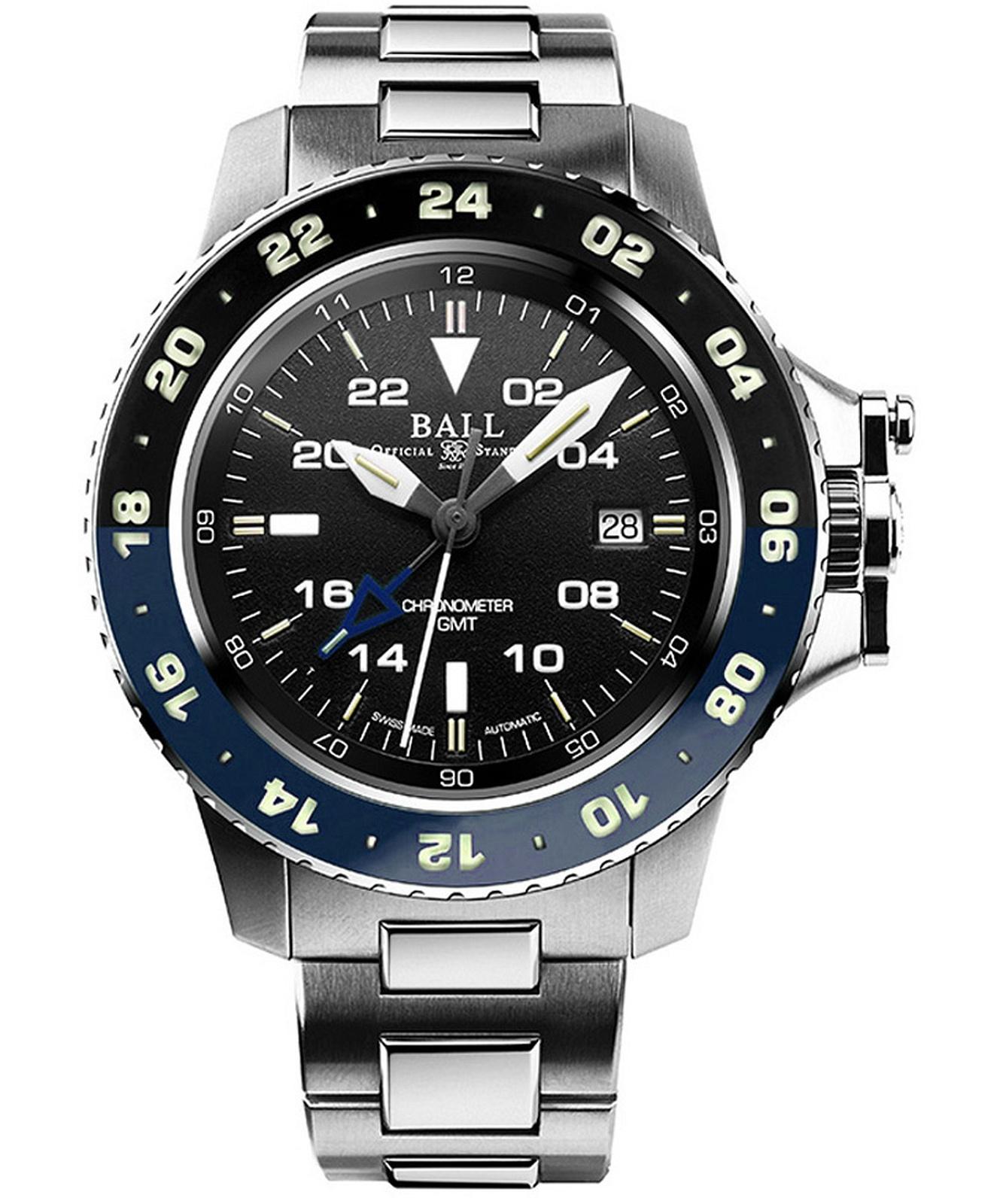 Zegarek męski Ball Engineer Hydrocarbon AeroGMT II Automatic Chronometer DG2018C-S5C-BK