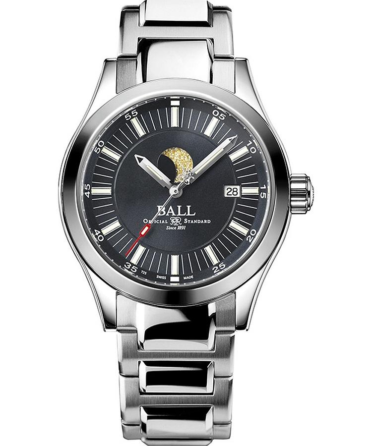 Zegarek Męski Ball Engineer II Moon Phase NM2282C-SJ-GY