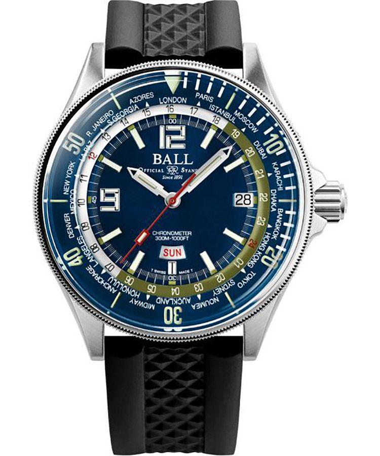 Zegarek męski Ball Engineer Master II Diver Worldtime