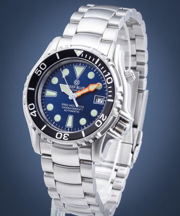 Zegarek męski Deep Blue Pro Sea Diver 1000M Automatic SEA1KBKBRC