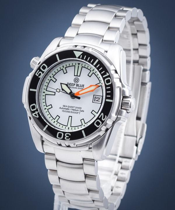 Zegarek męski Deep Blue Sea Quest Diver 1500 Automatic SEAQ42WHBRC