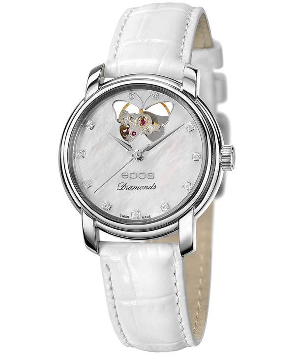 Zegarek męski Epos Ladies Diamonds Open Heart Automatic