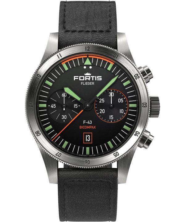Zegarek męski Fortis Flieger F-43 Bicompax Chronograph