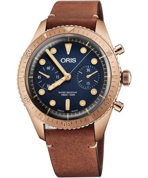 Zegarek męski Oris Carl Brashear Automatic Chronograph Limited Edition 01 771 7744 3185-Set LS