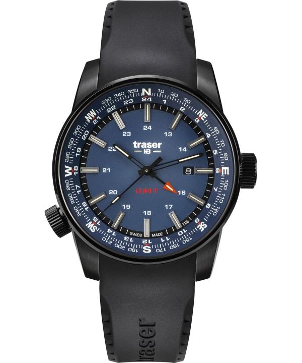 Zegarek męski Traser P68 Pathfinder GMT Blue