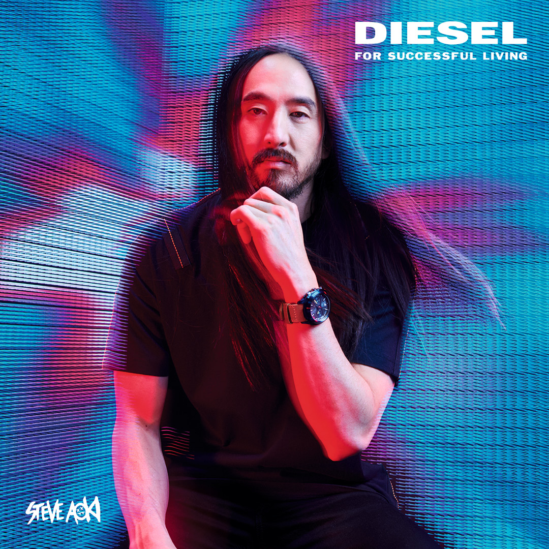 DJ Steve Aoki twarz marki Diesel