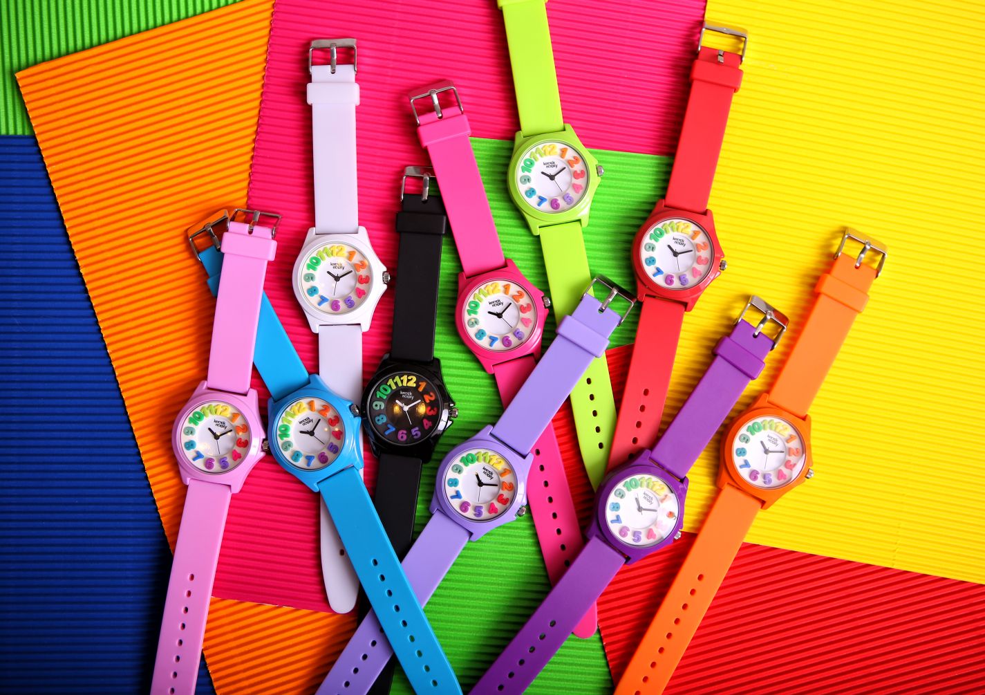 zegarki dziecięce Knock Nocky kolorowe 