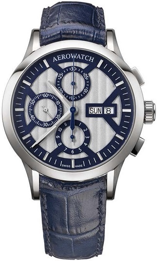Zegarek z dwutonową tarczą Aerowatch Les Grandes Classiques