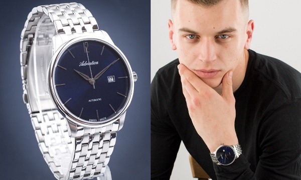 zegarek męski Adriatica Automatic A8269.5155A kolaż