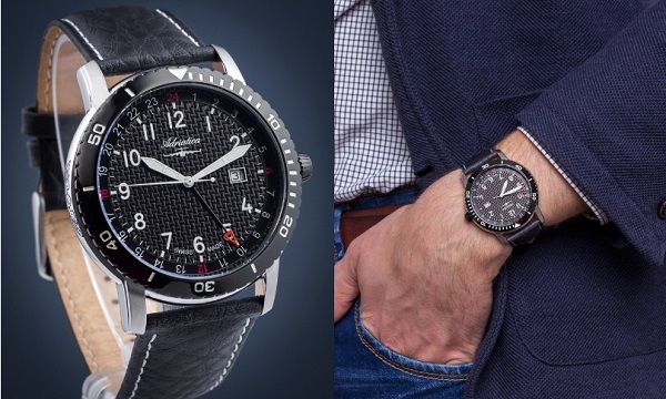 zegarek męski Adriatica Aviator A1088.Y224Q kolaż