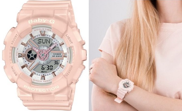 zegarek damski Baby-G Classic ba-110rg-4aer kolaż